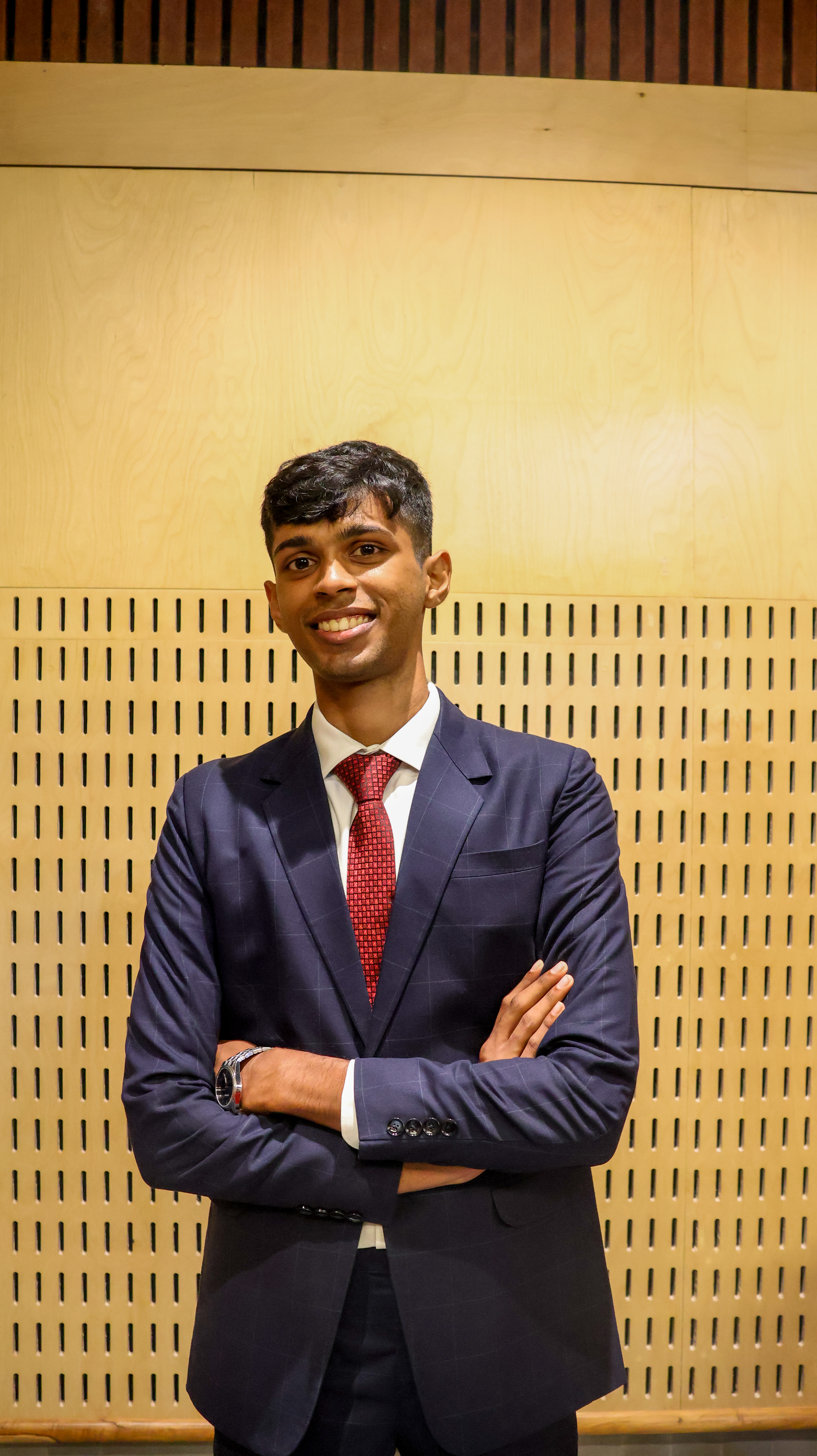 Portrait of Jonah Quadros, Boys Sports Representative, FRCRCE Student Council