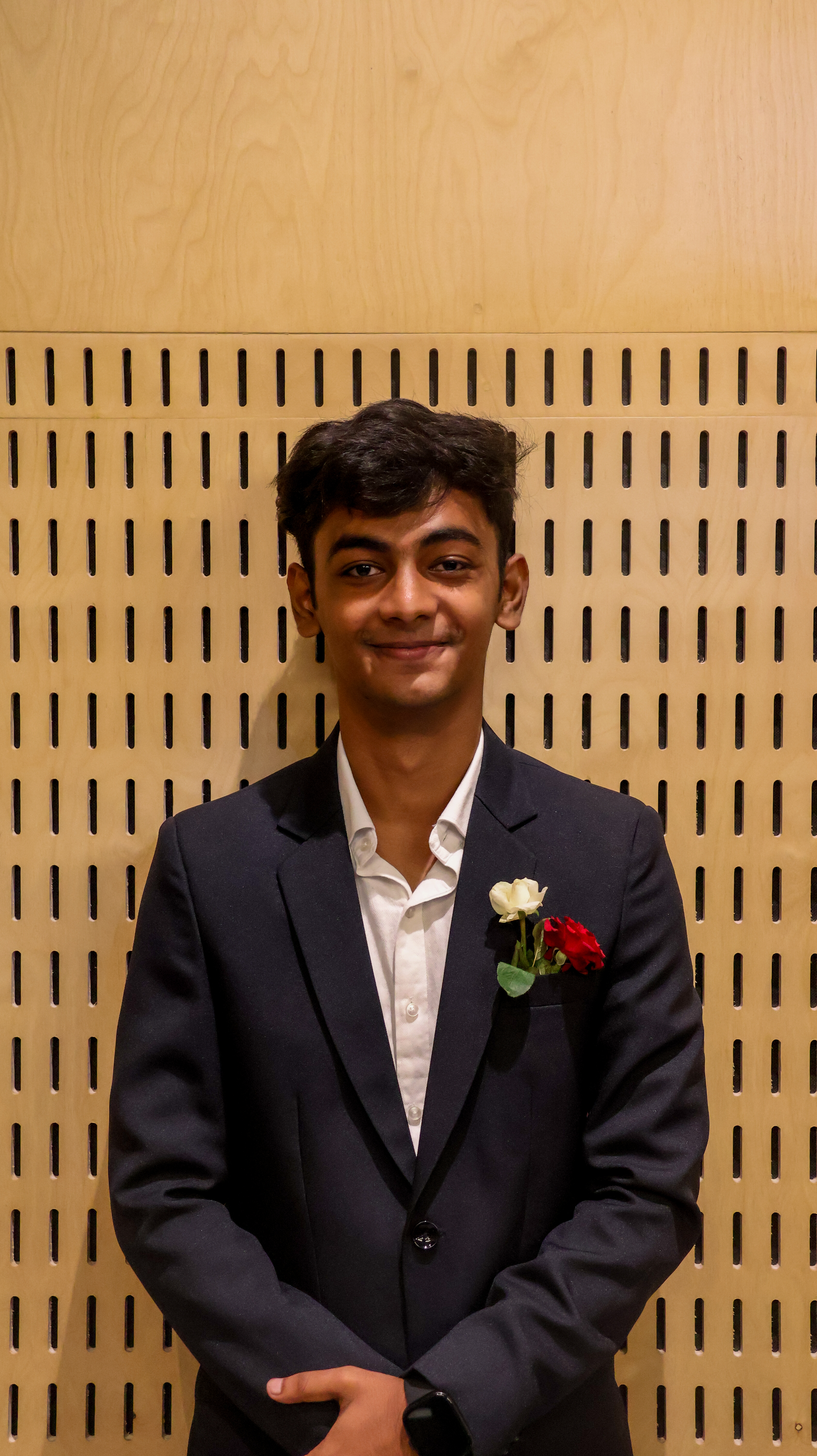 Portrait of Smith Pandit, Film and Music Representative, FRCRCE Student Council