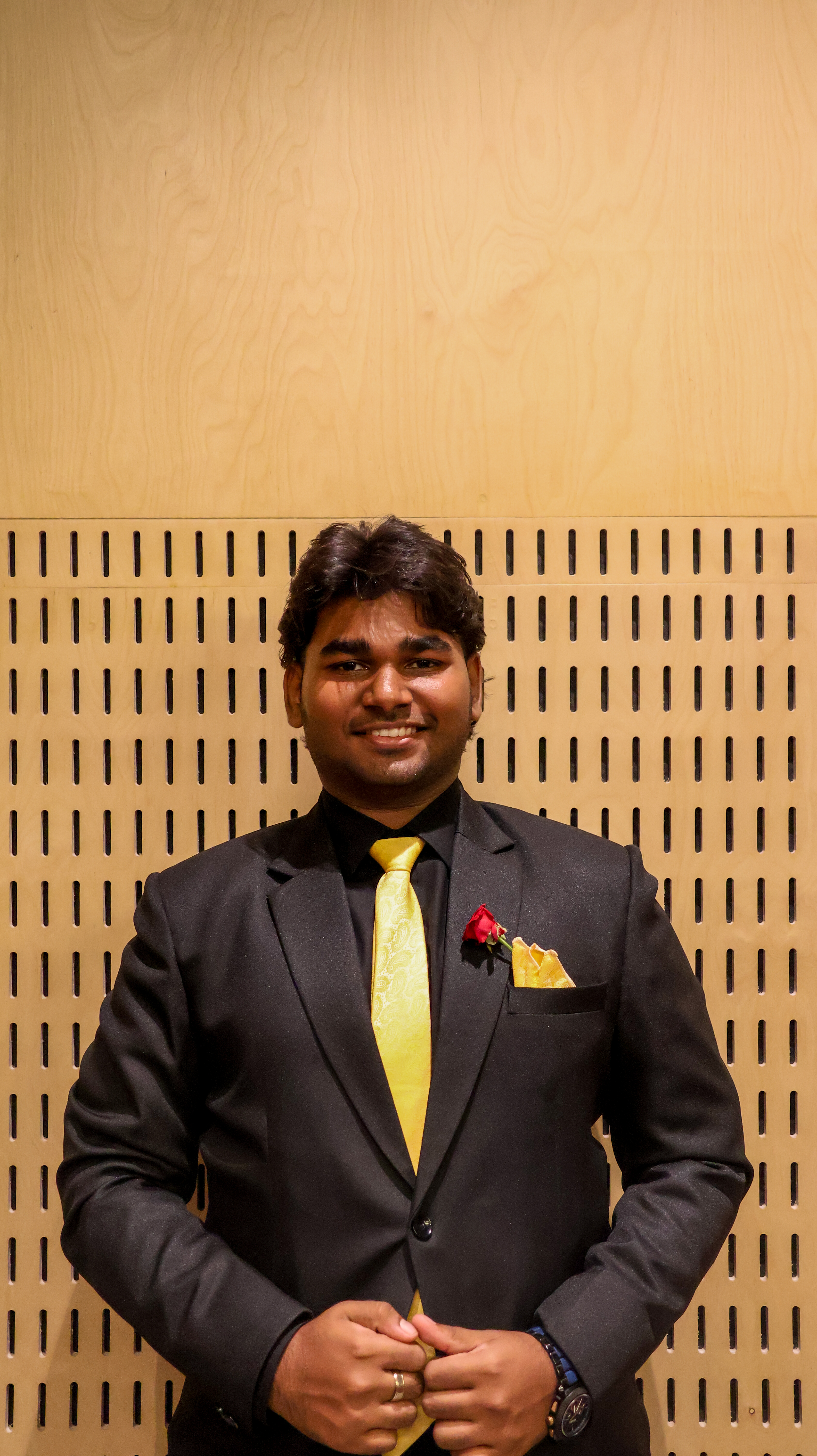 Portrait of Alroy Lopes, Film and Music Secretary, FRCRCE Student Council