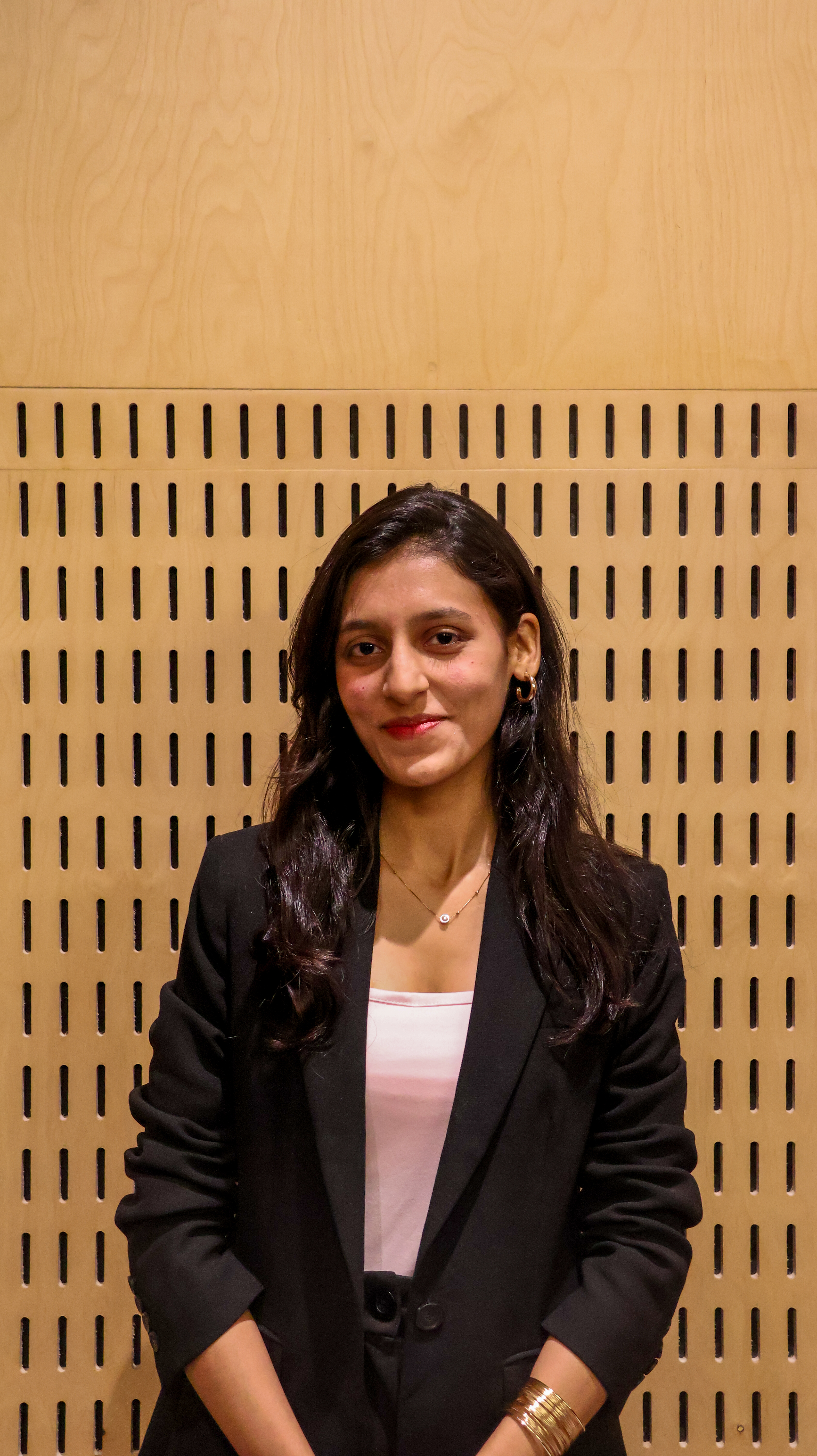 Portrait of Suhera Siddiqui, Girls Sports Secretary, FRCRCE Student Council