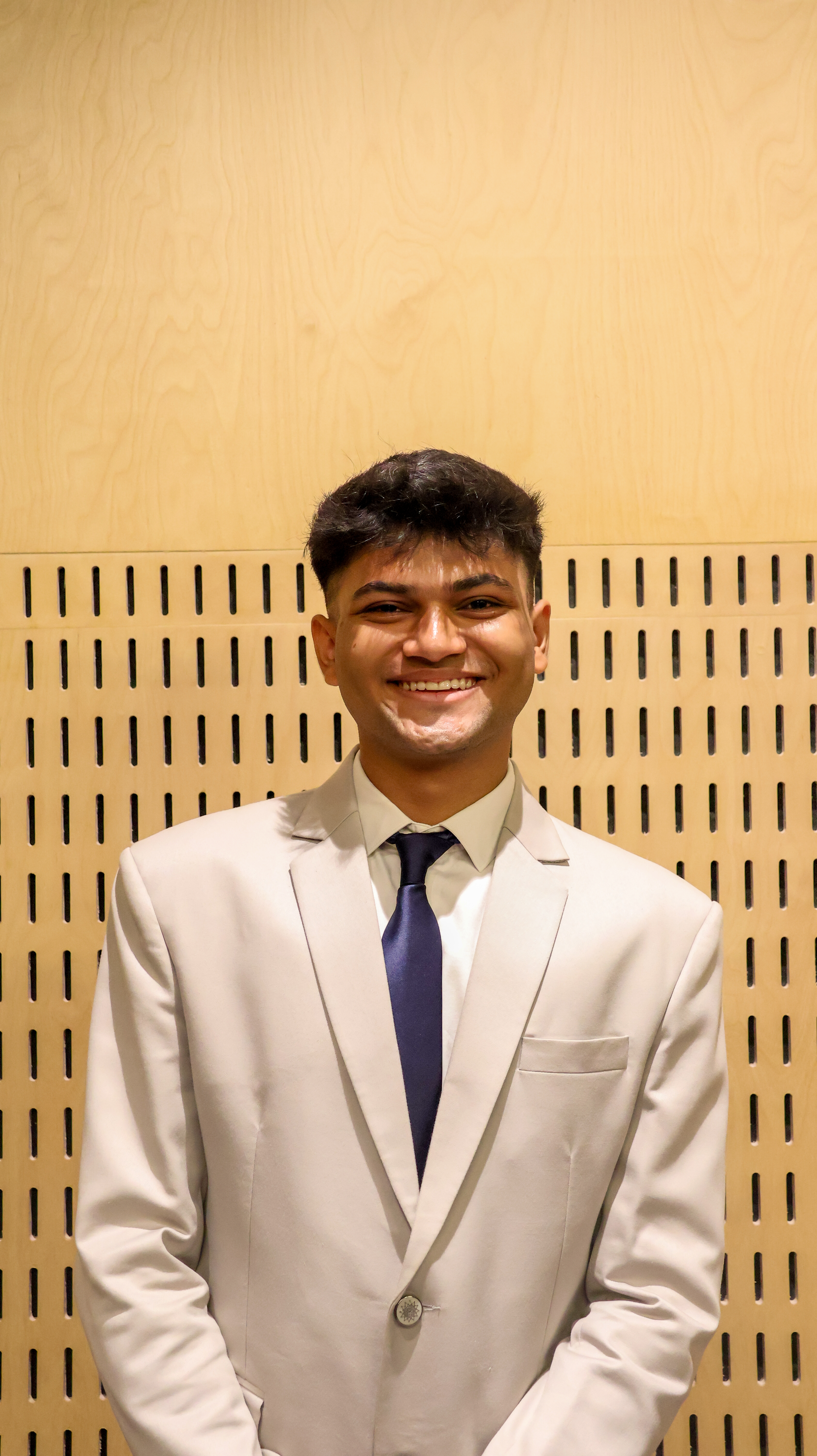 Portrait of Branch Mathew, PR Head, FRCRCE Student Council