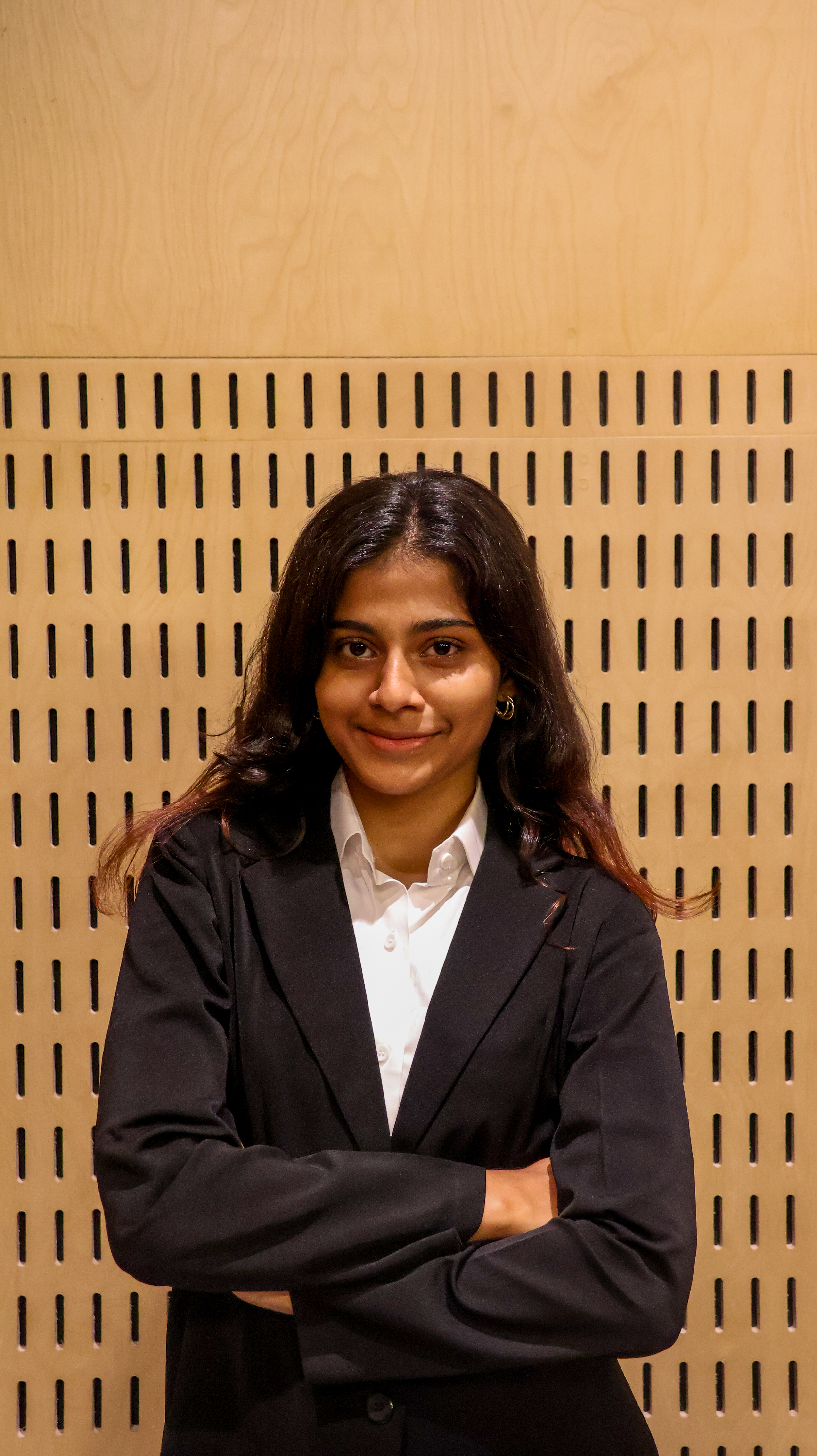 Portrait of Aarya Nawar, Design Head, FRCRCE Student Council